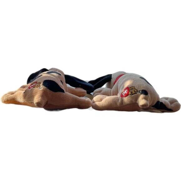 Vintage 1986 PP Pound Puppies Tan Brown Litter of Two - Picture 3 of 10